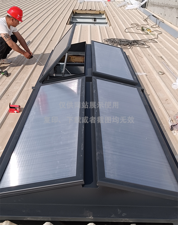 兰州王老吉生产车间高台排烟天窗