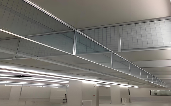 高台玻璃挡烟垂壁